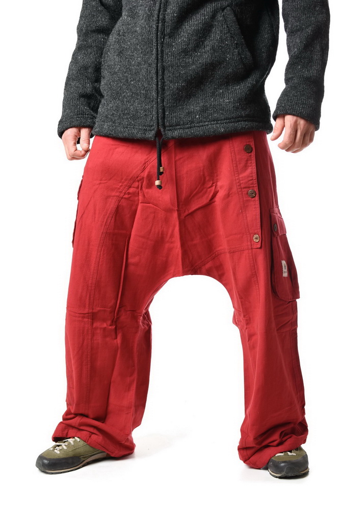 Baggy 4BUTTON  červené