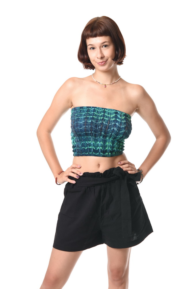 Boob tube BATIK tyrkysová