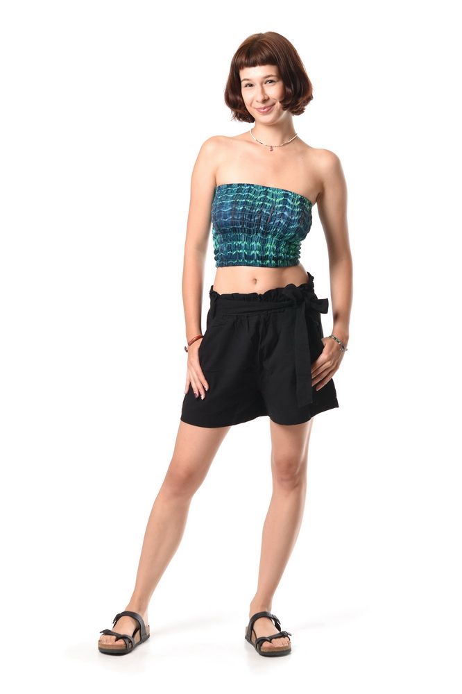 Boob tube BATIK tyrkysová