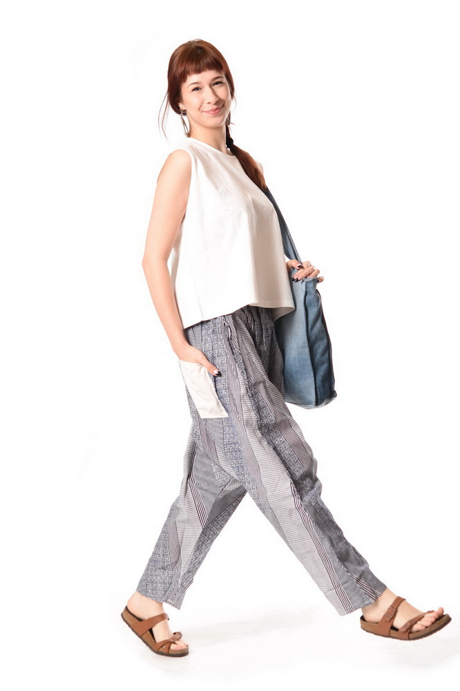 Nohavice NOBU pásikavé