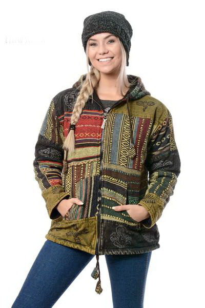 Mikina PATCH zelená