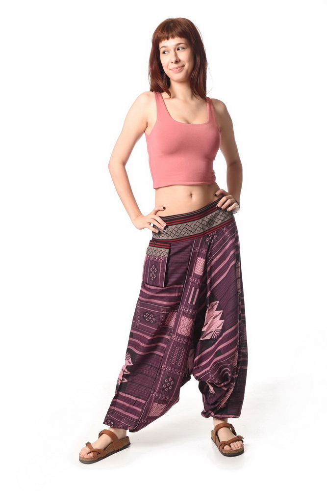 Nohavice PAMPA fialky