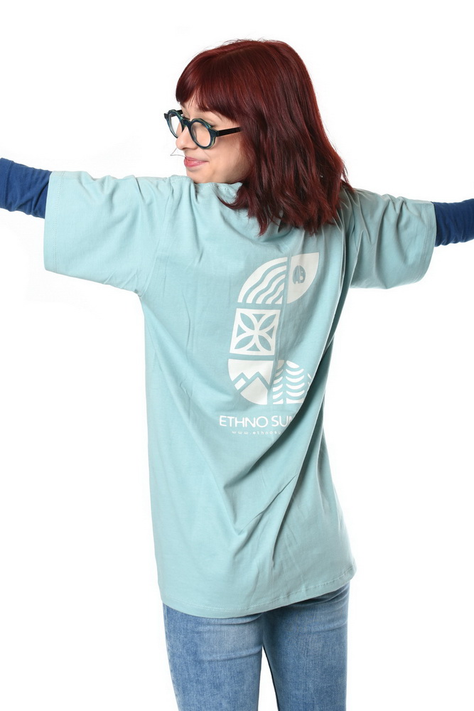 Tričko ETNO belasé