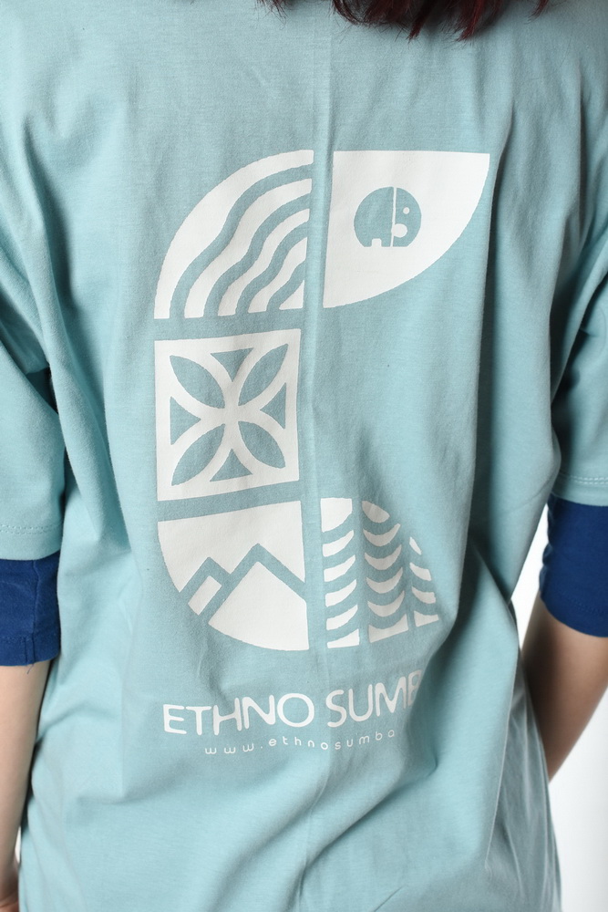 Tričko ETNO belasé