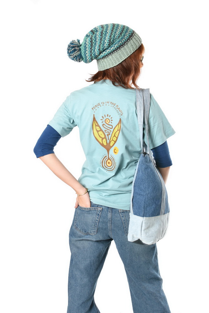 Tričko PEACE modré