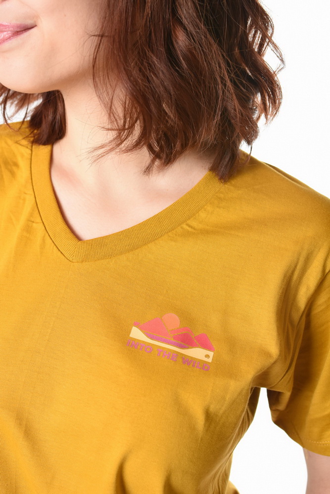 Tričko WILD horčicové