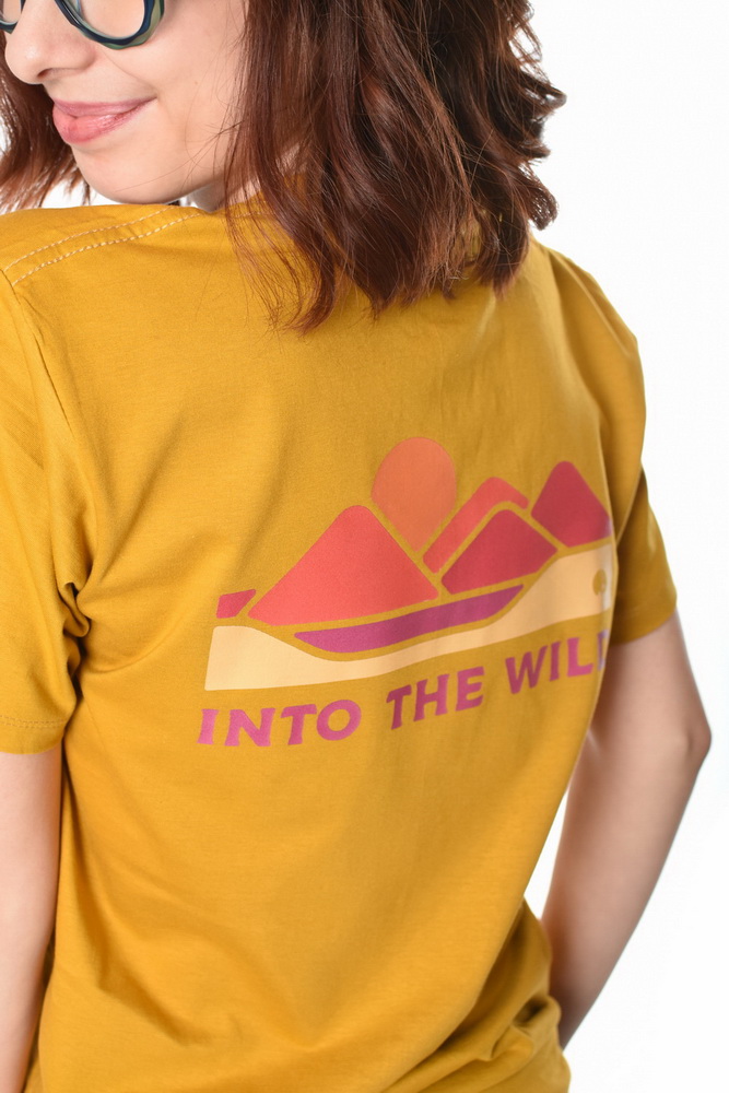 Tričko WILD horčicové