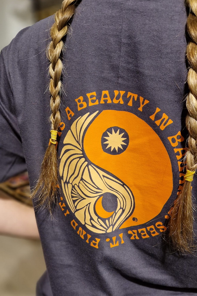 Tričko JING-JANG šedé