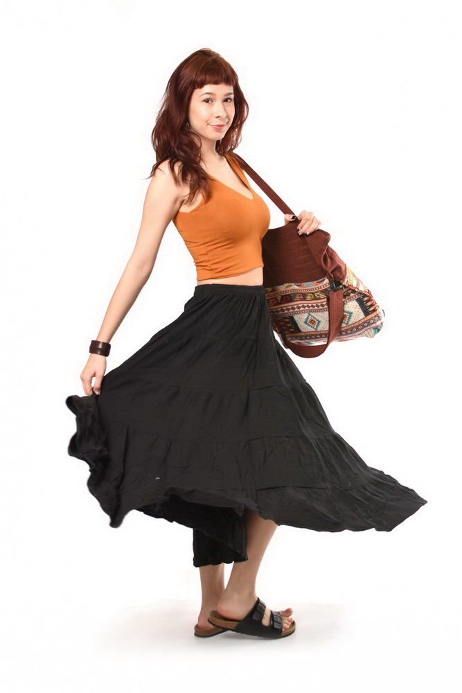 Sukňa MUŠELÍN čierna