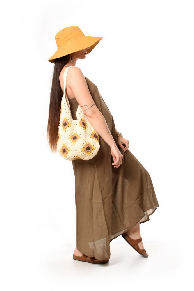 Maxišaty NAMI hnedé