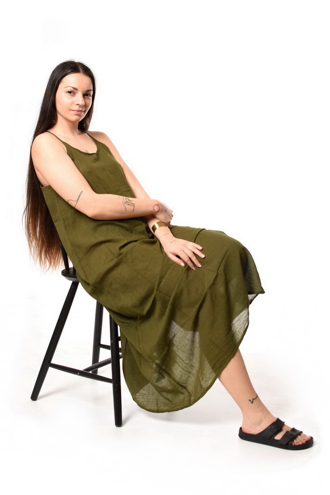 Maxišaty NAMI zelené