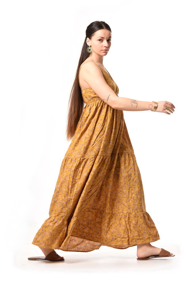 Maxišaty YAYA horčicové