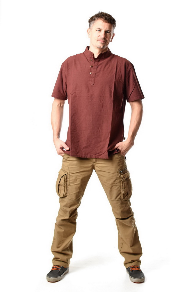 Košeľa HARU hnedá