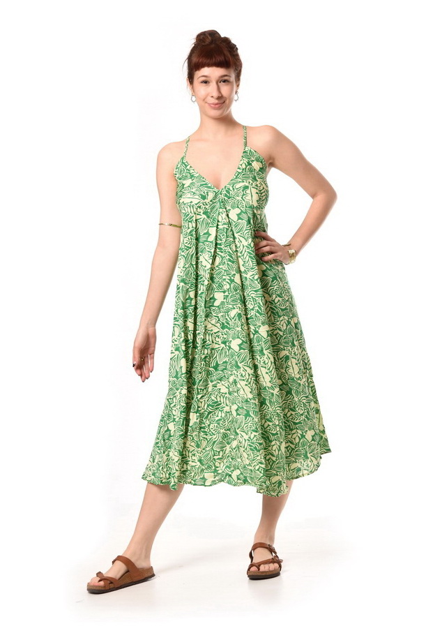 Áčkové midišaty KOJI zelené