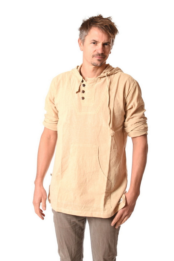 Košeľa kapuca AKI bledá