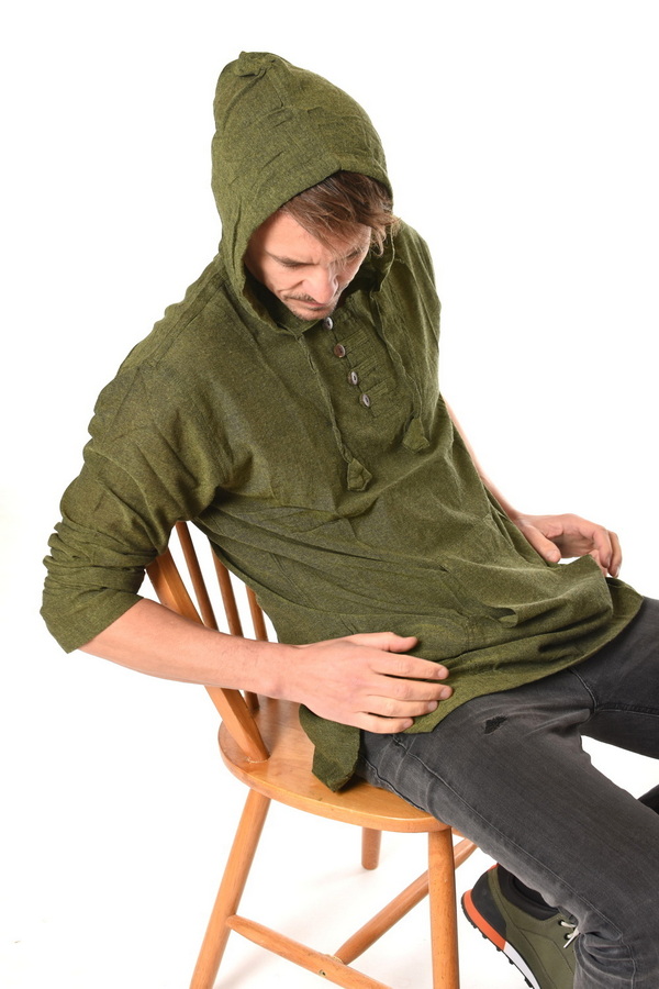 Košeľa kapuca AKI zelená