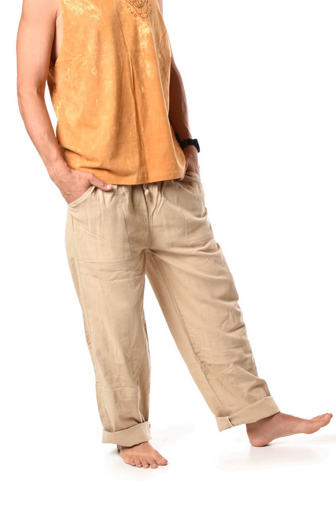 Boho nohavice  LAL pieskové