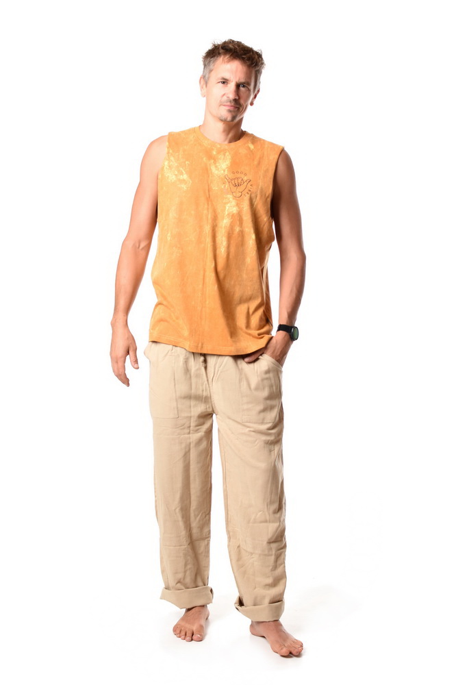 Boho nohavice  LAL pieskové