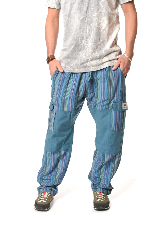 Nohavice SHERPA tyrkys