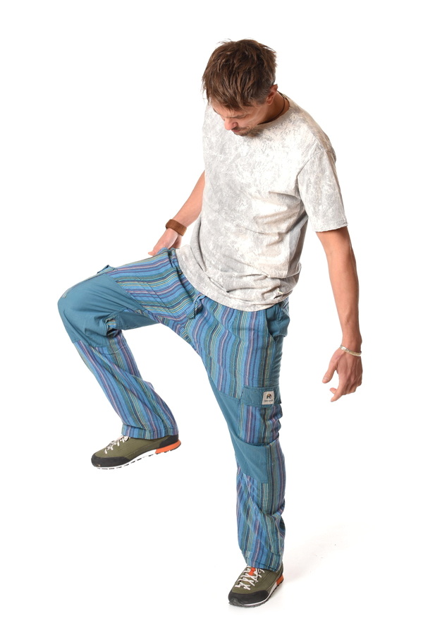 Nohavice SHERPA tyrkys