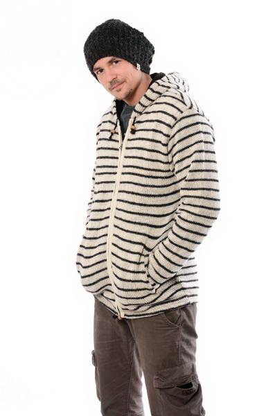 Vlnená bunda Mirea natural