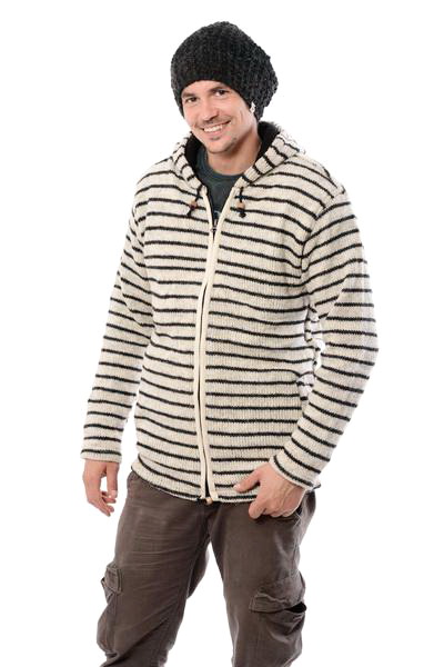 Vlnená bunda Mirea natural