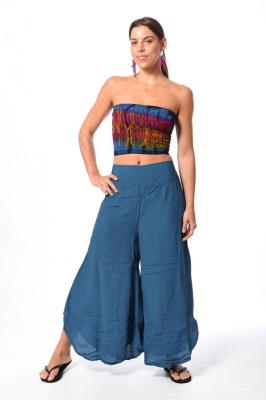 Boho podprsenka modrá