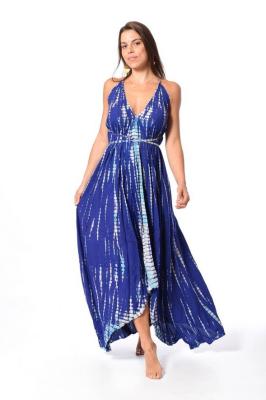 Dlhé šaty SUNAN modré