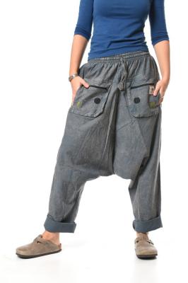 Baggy nohavice KIM kovové