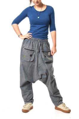 Baggy nohavice KIM kovové