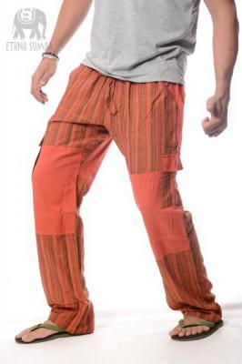 Nohavice SHERPA oranžové