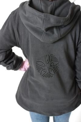 Flísová mikina Nina šedá