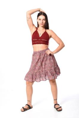 Sukňa SAAN fialová