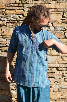 Košeľa FALGU modrá