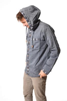 Košeľa ABHIRAJ šedá