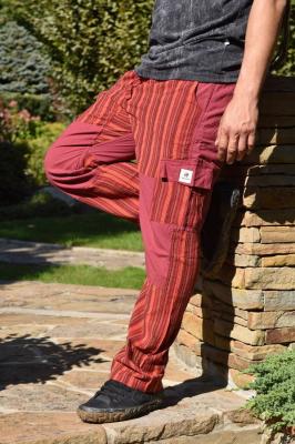 Nohavice SHERPA červené