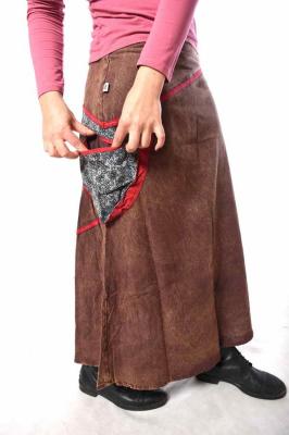 Sukňa KAMALA hnedá