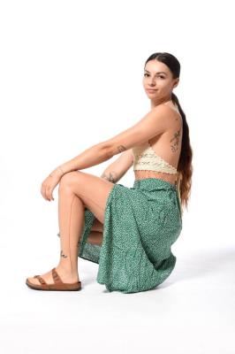 Sukňa LAWAN zelená