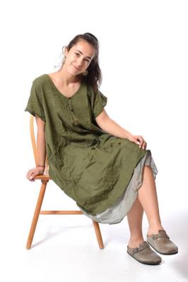 Šaty SHANTI zelené