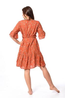 Šaty BATSAL oranžové