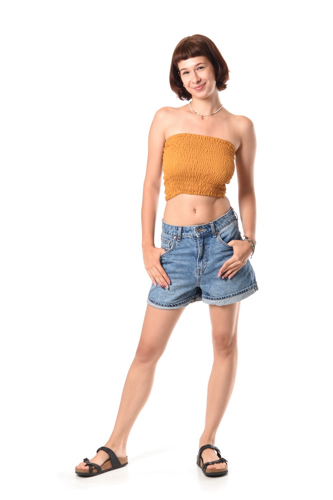 Boho podprsenka horčicová