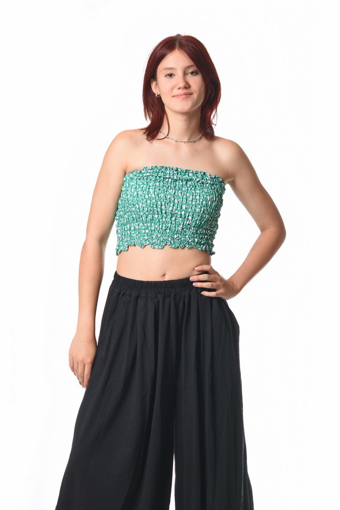 PRINT podprsenka zelená