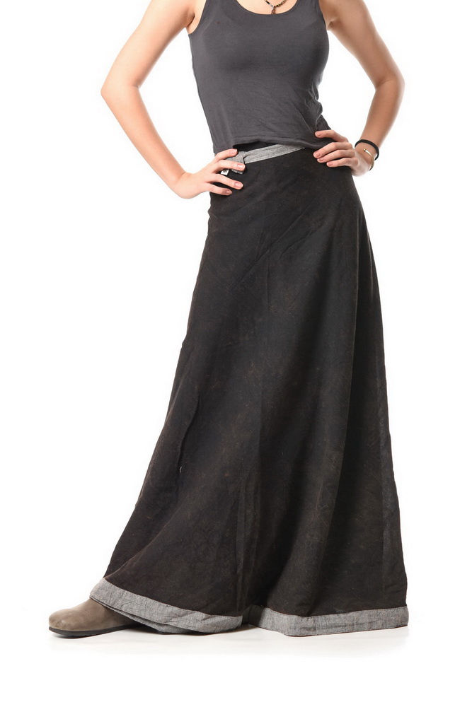 BANNI stonewash čierna